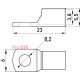 Кабельный наконечник 6 мм кв под пайку, луженая медь, e.end.stand.c.6, D8.2 Enext s19017