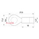 Изолированный наконечник 0.5-1.5 кв.мм, черный, 100шт, e.terminal.stand.rv1.1,25.8.black Enext s1036017