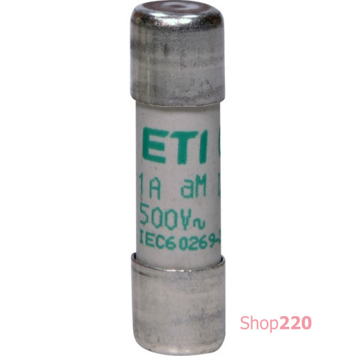 Предохранитель CH10x38 aM 1A 500V ETI 2652010