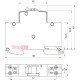 Автоматический выключатель 20А, 1p+N (1 модуль), тип C, ETIMAT 1N Eti 2191125