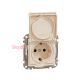 Розетка влагозащищенная IP44, бежевый, Sedna Design SDD212024