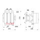 Контактор 400А, 220В, no, e.industrial.ukc.400.220 Enext i.0090009