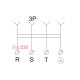 Розетка каучуковая с защитной крышкой 3Р+PE 25А IP44 A0250010006
