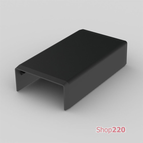 Соединитель LHD 40x20 черного цвета; Серия LHD; ПВХ 8632_FB