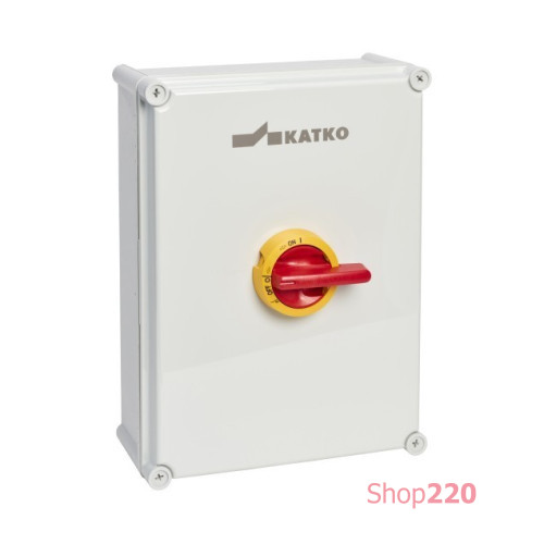 Выключатель безопасности 160А AC23 / 160A AC-21, 690В, (90 кВт) в защитном корпусе IP66 Katko KEM 3160 YR MF11