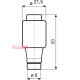 Сверхбыстрый предохранитель DII UQ 30A 500V gR (50 kA) для защиты полупроводников ETI 4322008