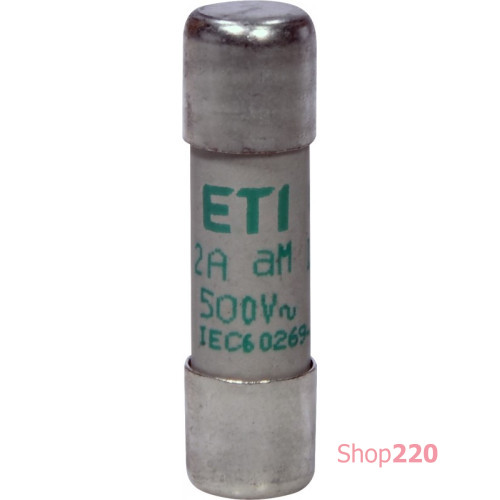 Предохранитель CH10x38 aM 2A 500V ETI 2652011
