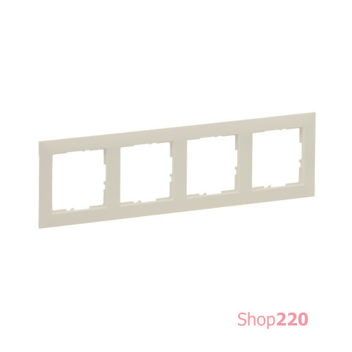 Рамка 4-постовая, слоновая кость, Suno Legrand 721584