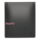 Розетка влагозащищенная, IP44, черный, Aquaclick Simon