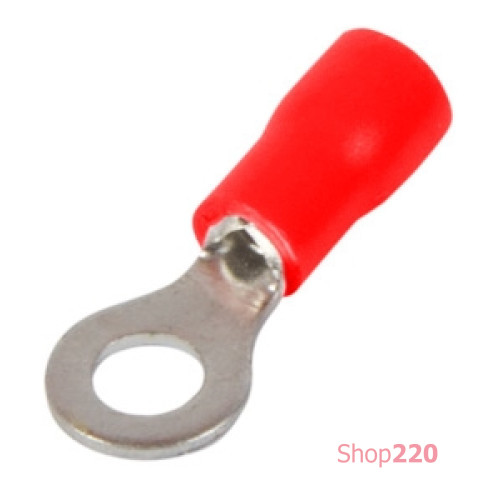 Изолированный наконечник 0.5-1.5 кв.мм, красный, 100шт, e.terminal.stand.rv1.1,25.8.red Enext s1036015