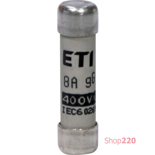 Предохранитель CH8x32 gG 8A 400V ETI 2651005