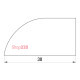 Заглушка для короба 16х16мм, e.trunking.terminal.stand.16.16 Enext s6033002