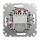 Выключатель с подсветкой 1 клавишный, черный, Sedna Design SDD114101L