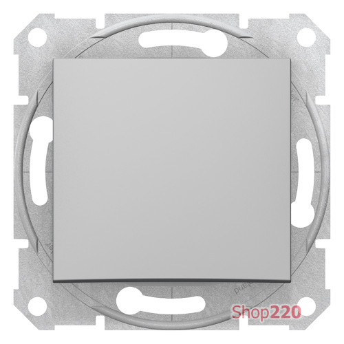 Проходной выключатель, алюминий, SDN0400160 Sedna Schneider