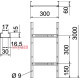 Кабельрост VS 60х300х3000 мм, FS (18-22 мкм) 6208541