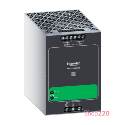 Блок питания 480Вт (20A), 24В DC, Easy Schneider Electric ABLS1A24200E