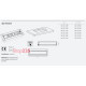 Блок розеток спиннер 3x220В + 2xUSB A+C + 2xKeystone для RJ45, черный, S486 Simon
