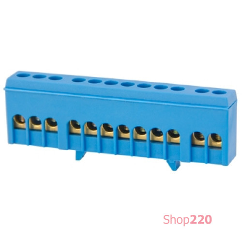 Шина нулевая в изолированном корпусе на 12 отверстий, e.bsi.pro.1.12 Enext p0650008