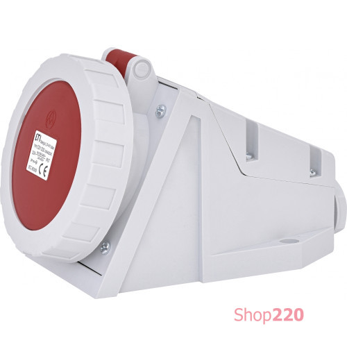 Силовая розетка 32А, 380В, 5 полюсов, IP67, стационарная, EZH-3253 ETI 4482045