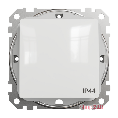 Выключатель влагозащищенный IP44, белый, Sedna Design SDD211106