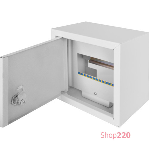 Щит металлический навесной на 6 модулей, e.mbox.stand.n.06.z ENEXT s0100019 (эконом)