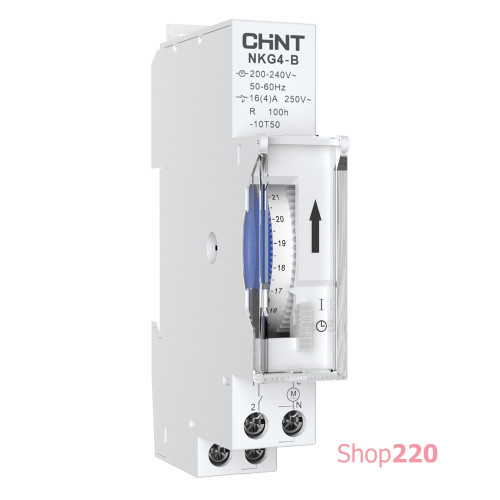 Таймер суточный NKG4-B 16A AC-1 Chint 472002