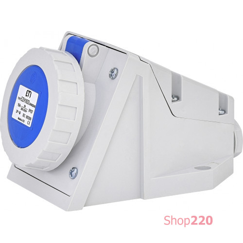 Силовая розетка 16А, 220В, 3 полюса, IP67, стационарная, EZH-1632 ETI 4482040
