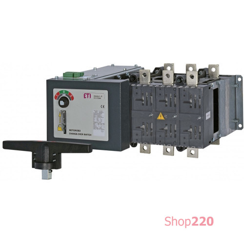 Переключатель нагрузки "1-0-2" с мотор-приводом, 800A 3P , LA MO CO 3P 4 230V AC ETI 4667324