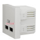 Розетка USB для зарядки, двойная, белый, 2 модуля, Unica New Schneider NU341818