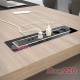 Вращающийся блок розеток 3х220В + USB тип А + С, черное стекло, Versaturn ASA 060.24F.00031