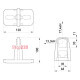 Универсальный кронштейн, e.uni.bracket Enext p039002
