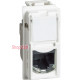 Розетка компьютерная RJ45 cat5e UTP 1 модуль, белый, Bticino Living Now