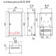 Щит для 3ф. счетчика + 12 модулей, встраиваемый, e.mbox.pro.w.f3.12 Enext p0100226