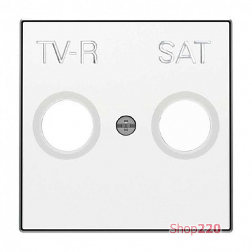Накладка телевизионной спутниковой розетки, белый, Sky ABB 8550.1 BL