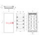 Пластиковый корпус на 56 модулей, встраиваемый, IP40 e.plbox.industrial.w.56 ENEXT i0600005