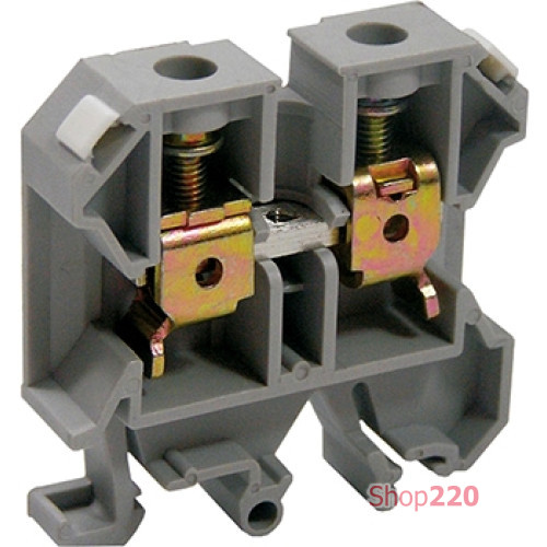 Клемма на дин-рейку 16 мм кв, серый, без крышки, e.tc.din.pro.16 Enext p049005