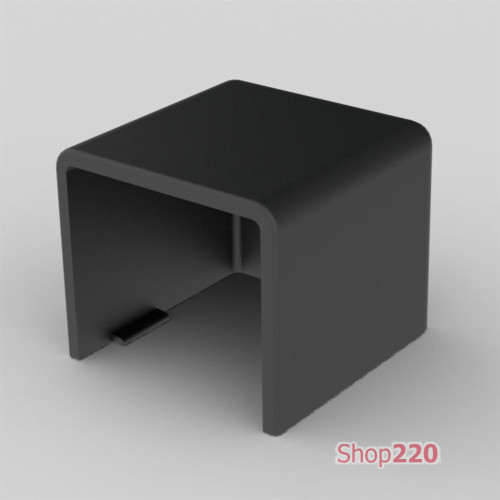 Заглушка для LHD 20x20, черного цвета; Серия LHD; ПВХ 8621_FB