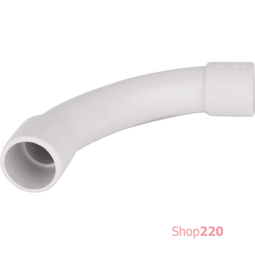 Соединитель плавный угловой для труб d25мм MUTLUSAN, e.pipe.angle.large.stand.m.25 Enext s1035210