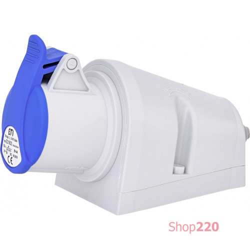 Силовая розетка 16А, 220В, 3 полюса, IP44, стационарная, EZ-1632 ETI 4482034