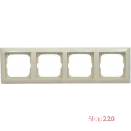 Рамка 4 поста, слоновая кость, ABB 2514-92-507 Basic 55