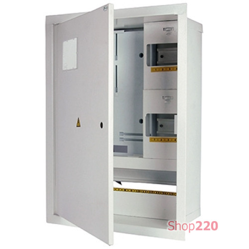 Щит для 3ф. счетчика + 24 модуля, встраиваемый, e.mbox.stand.w.f3.24.z Enext