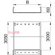 Лоток неперфорированный 60х100х3050 мм, MKSMU (1мм), FS (18-22 мкм) 6059230