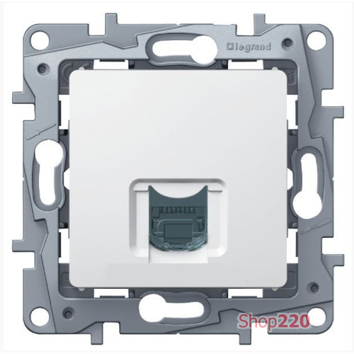 Компьютерная розетка RJ-45, белый, 672241 Legrand Etika