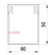 Короб пластиковый перфорированный 80х50мм, 2м, e.trunking.perf.stand.80.50 Enext s13033011