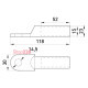 Кабельный наконечник 120 мм кв, алюминий, e.end.stand.a.120 Enext s020008
