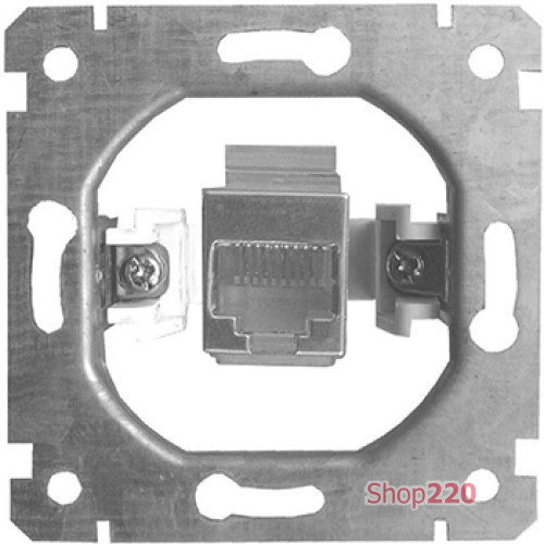 Механизм розетки одинарной телефонной под Jack RJ12, e.mz.14132.rj.12 Enext ins0010030