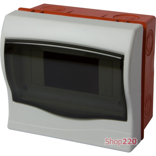 Корпус пластиковый 6-модульный встраиваемый Multusan, e.plbox.stand.w.06mU Enext s0290015u