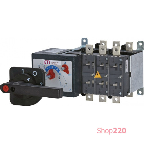 Переключатель нагрузки "1-0-2", 250A с выносной рукояткой, LA CO 3P 2/D ETI 4667002