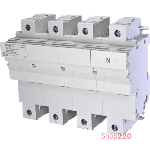 Разъединитель для предохранителей EFD 22 3P+N 100A 690V AC ETI 2570005