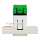 Розетка компьютерная RJ45, 5 UTP, бежевый, 2 модуля, Unica New Schneider NU341144